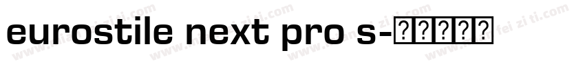 eurostile next pro s字体转换